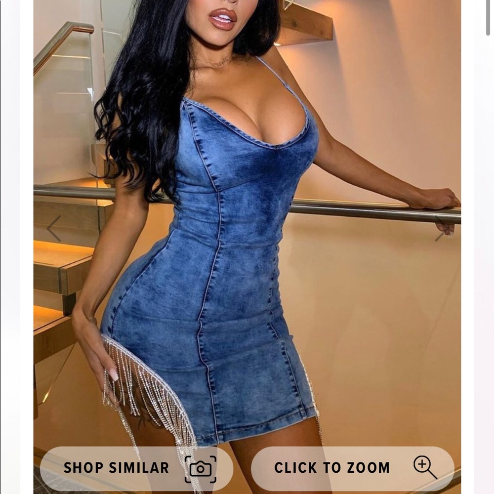 Denim dress